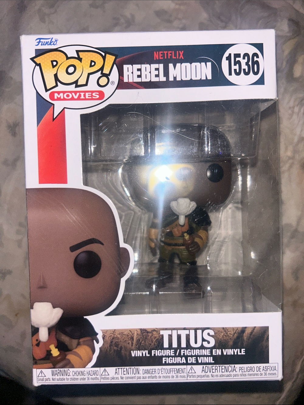 Funko Pop! Rebel Moon Titus Vinyl Figure - Brown & Black